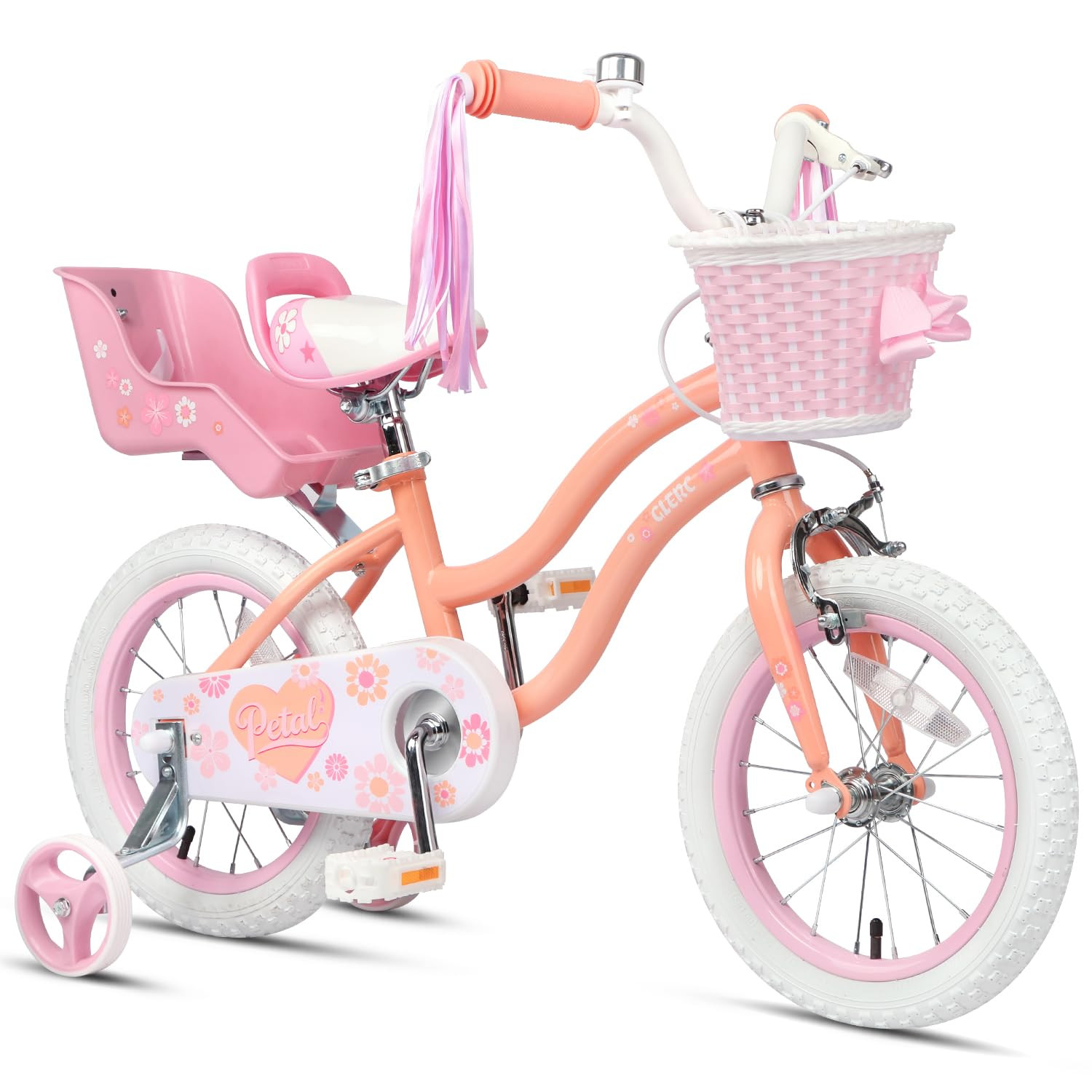 Amazon.com : Glerc Petal Girls Bike, 12 Inch Kids Bike for Ages 2-4 Years Old, Princess Style Tod... | Amazon (US)