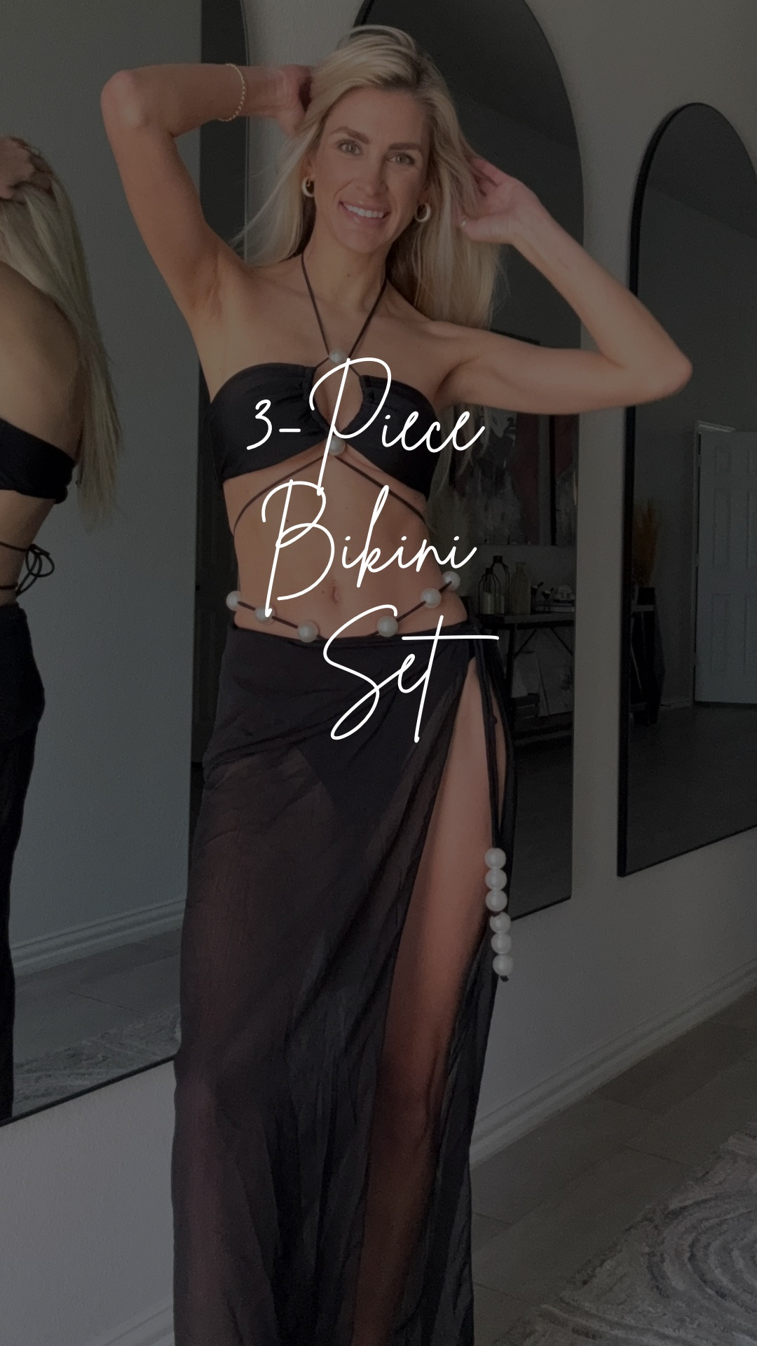 Three piece bikini set that feels so much more expensive than it actually is. I mean, can you ever really have too many black bikinis? I am definitely taking this one on my beach vacation this summer.


#LTKSwim #LTKWatchNow #LTKPetite