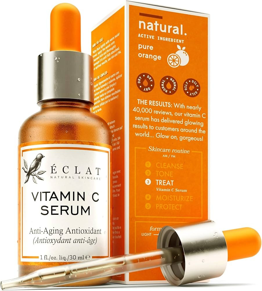 Vitamin C Face Serum - Dark Spot Remover Facial Serum, Vit C Serum with Hyaluronic Acid, Ferulic ... | Amazon (US)