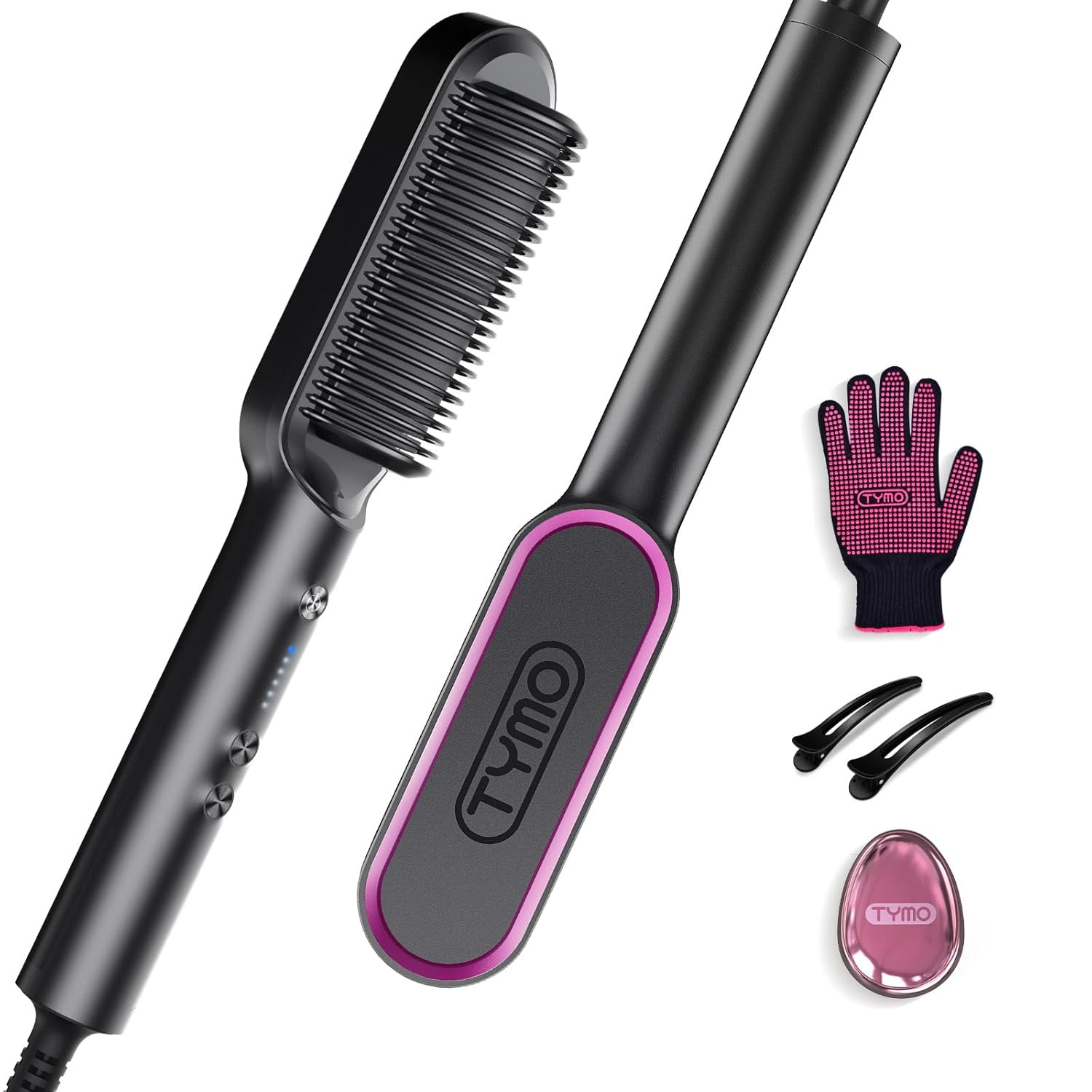 TYMO Hair Straightener Brush, Hot Comb Hair Straighteners for Women | Amazon (US)
