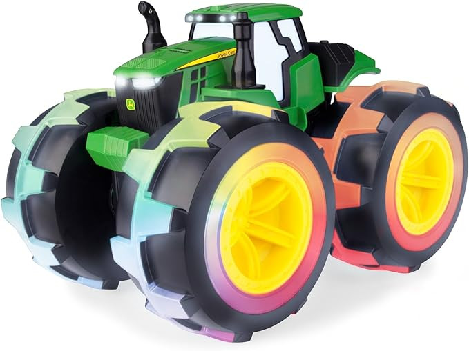 John Deere Tomy Monster Treads Deluxe Lightning Wheels Tractor | Amazon (US)
