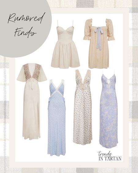 Rumored finds!

Mini dress, midi dress, slip dress, spring dress, maxi dress 

#LTKSeasonal #LTKstyletip