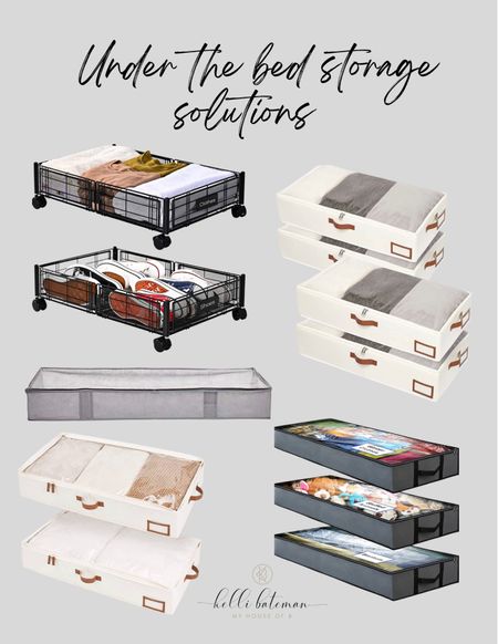 Under the bed storage solution and extra storage organization from Amazon. 

#LTKhome #LTKSeasonal #LTKfamily