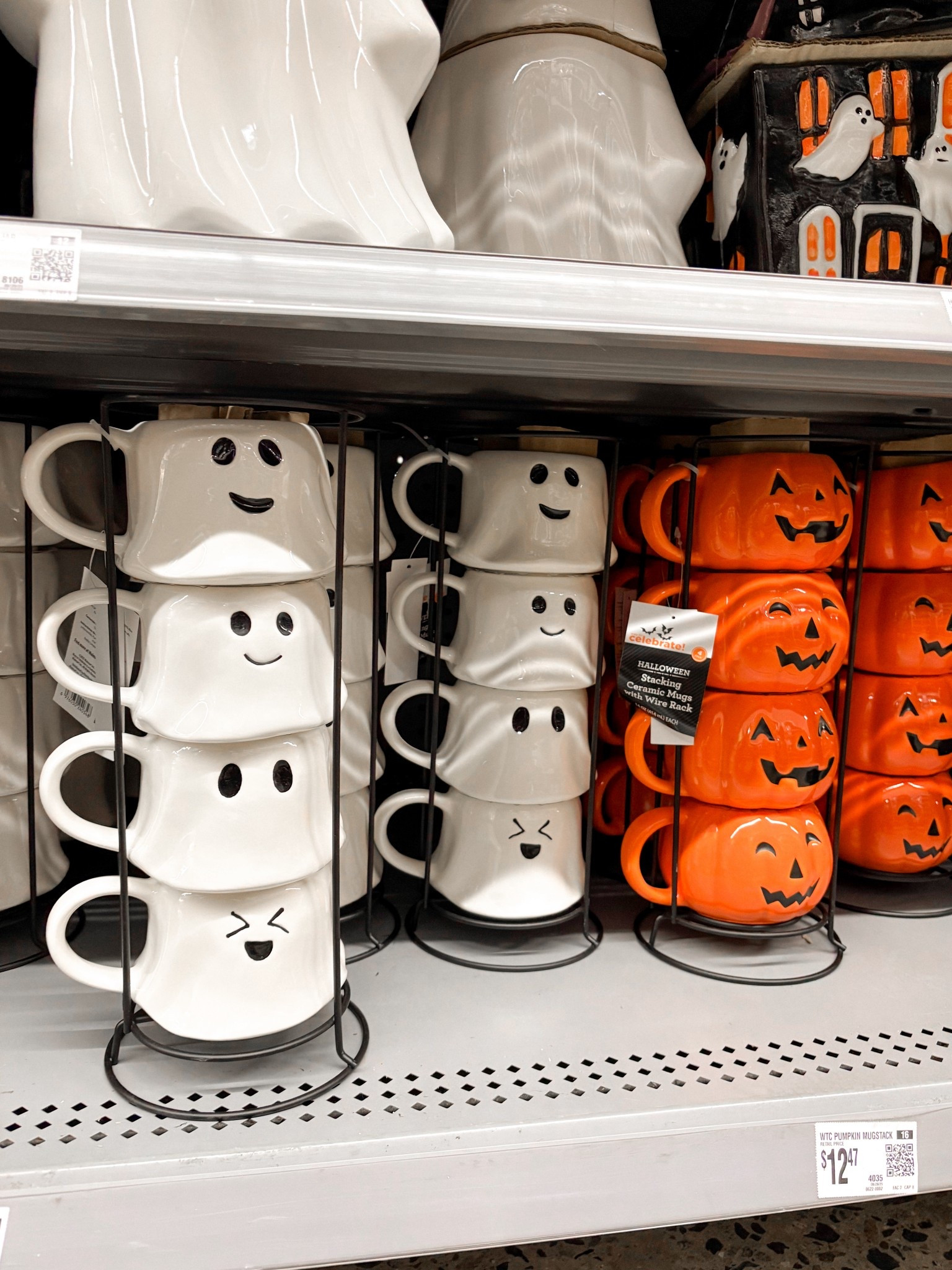 The stackable mugs are adorable and come in espresso sizes too!🎃
.
Walmart finds, Halloween decor, Halloween decorations, Walmart Halloween, Halloween party, Halloween coffee mug, ghost mug, pumpkin pug, pumpkin decorations, fall decorations, fall decor, Halloween aesthetic, Halloween coffee bar, fall coffee bar, 

#LTKHome #LTKFindsUnder50 #LTKSeasonal