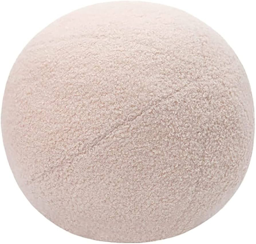 Spherical Throw Pillows Nordic Style Cushion Plush Ball Decorative Pillow Round Ball Pillow Forms... | Amazon (US)