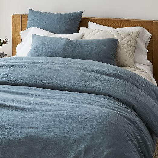 European Flax Linen Duvet Cover & Shams | West Elm (US)