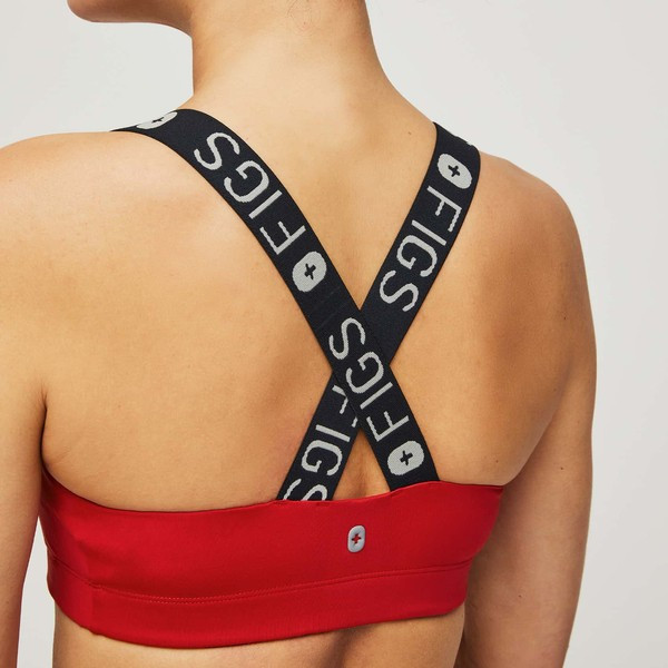 Women’s Performance Underscrub Sport Bra - Winning Red · FIGS | FIGS