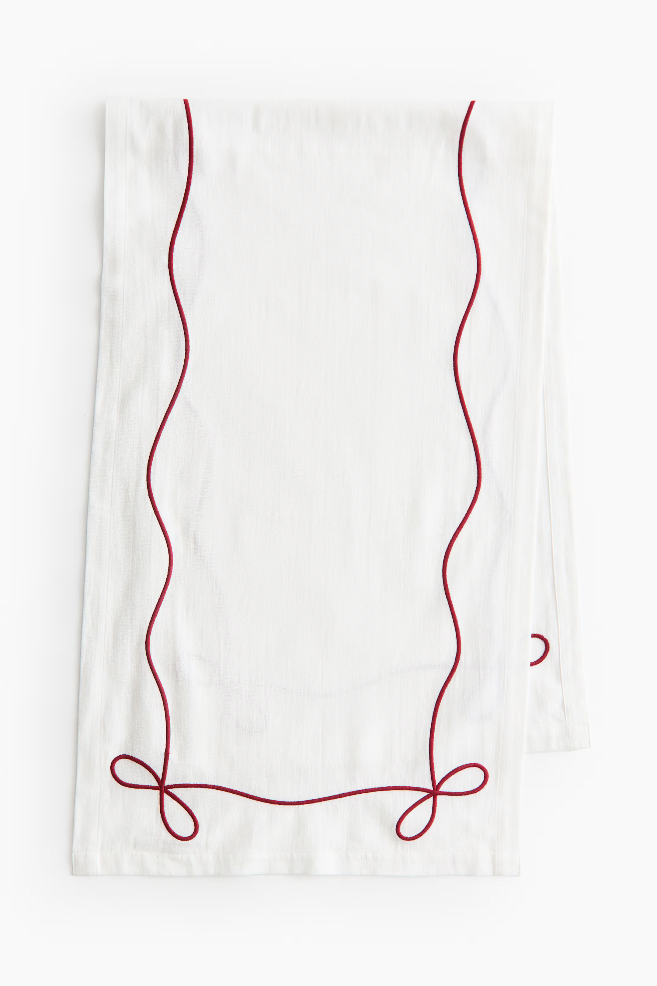 Embroidered linen-blend runner | H&M (UK, MY, IN, SG, PH, TW, HK)