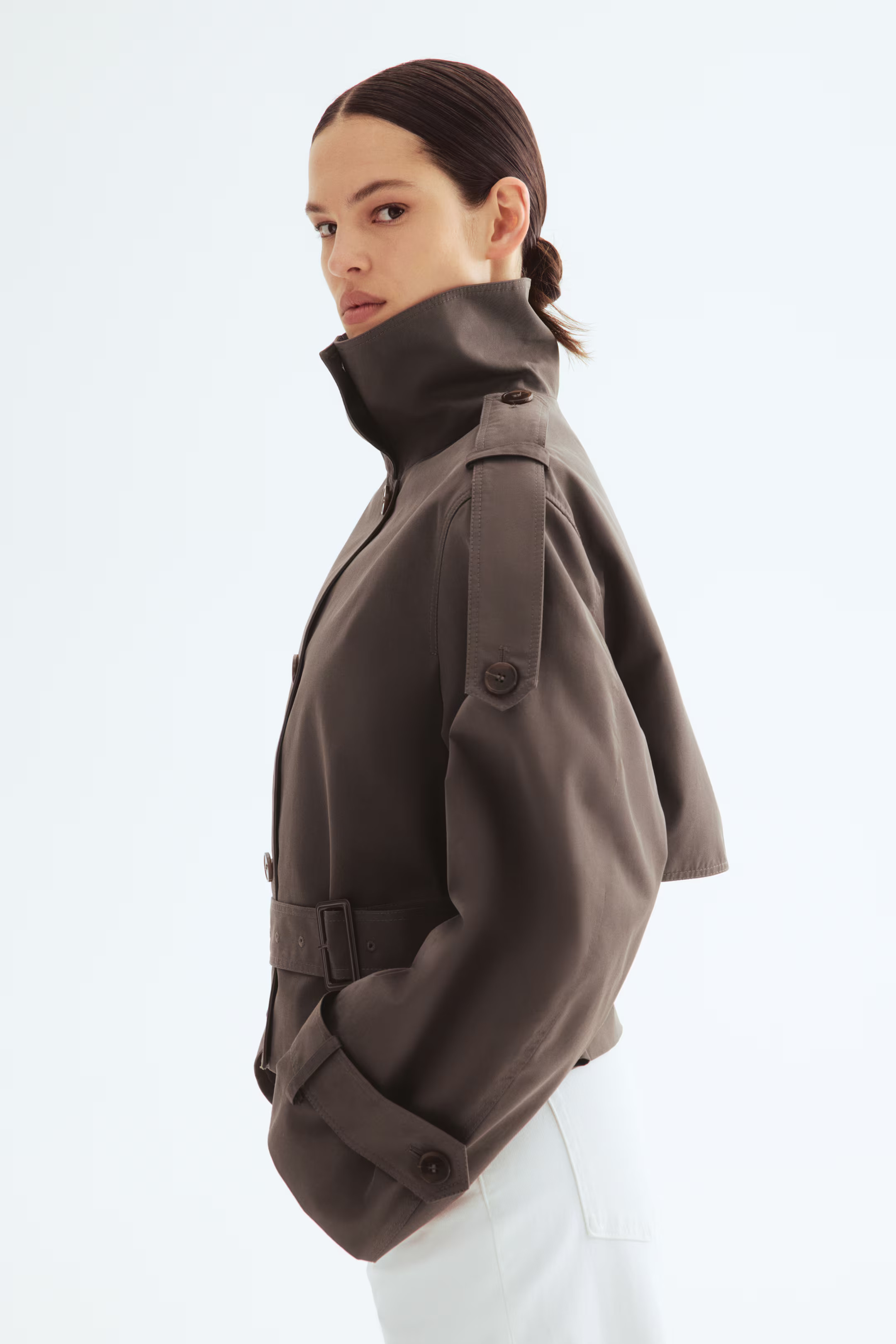 Short trench coat | H&M (UK, MY, IN, SG, PH, TW, HK)