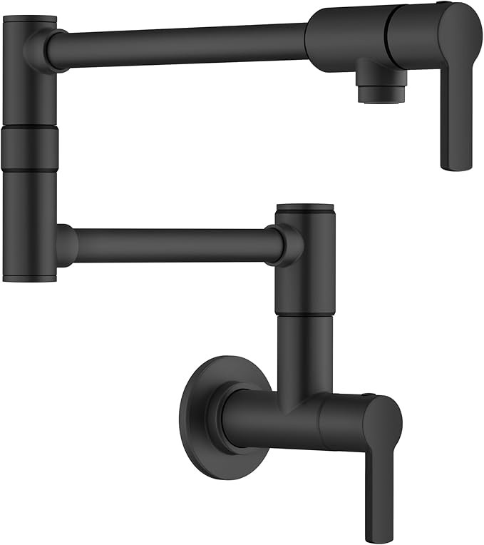 KRAUS Oletto Pot Filler Faucet with Retractable Arm, Wall Mount Kitchen Faucet, Pot Filler for St... | Amazon (US)