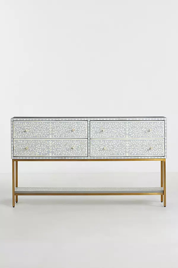 Scroll Vine Inlay Entryway Console | Anthropologie (US)