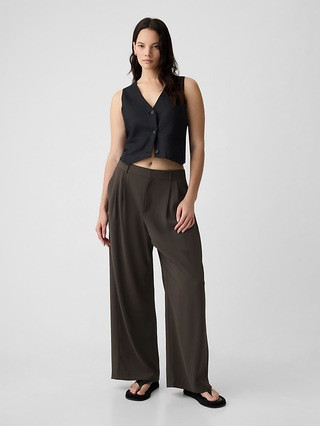 365 High Rise Pleated Trousers | Gap (US)