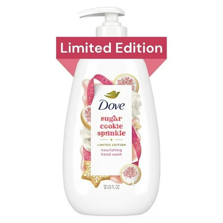 Dove Sugar Cookie Liquid Hand Wash for Deep Nourishment Holiday Treats Limited Edition, 12 fl oz | Walmart (US)