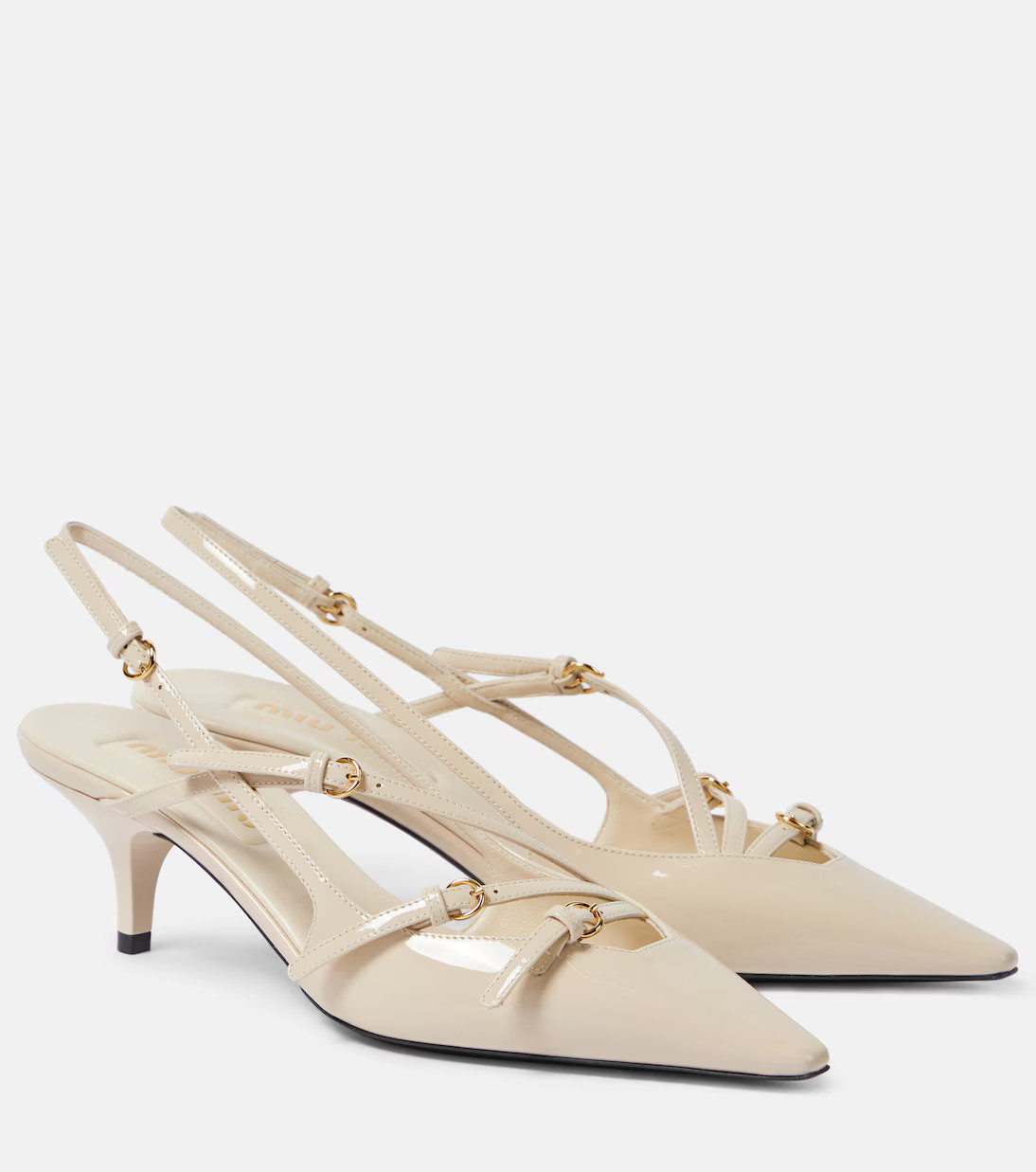 Patent leather slingback pumps | Mytheresa (INTL)