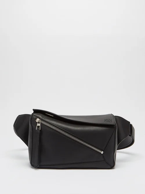 Loewe - Puzzle Leather Belt Bag - Mens - Black | Matches (UK)