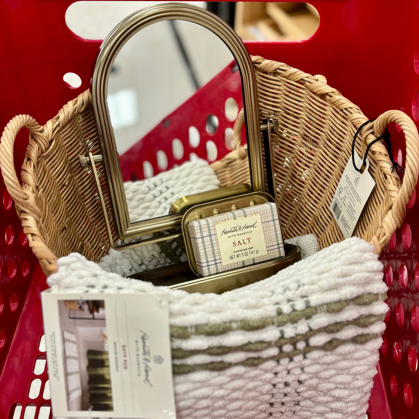 The Hearth & Hand bathroom collection at Target is so pretty! It might be time for a bathroom refresh. 

 #LTKHome