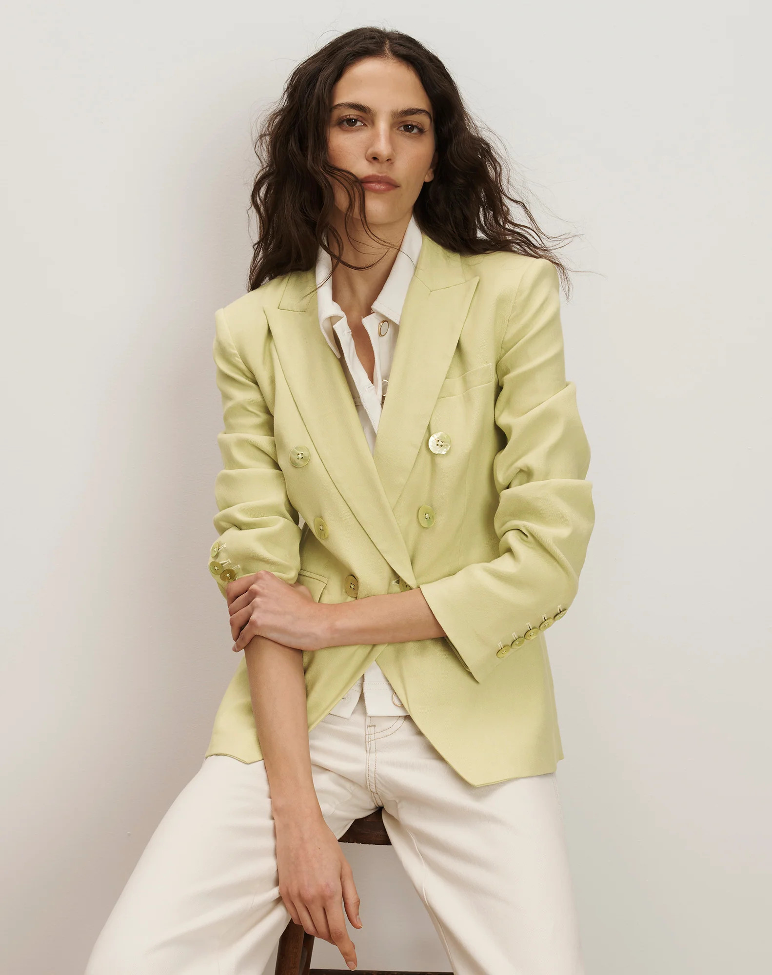 Miller Dickey Jacket in Pistachio | Veronica Beard | Veronica Beard