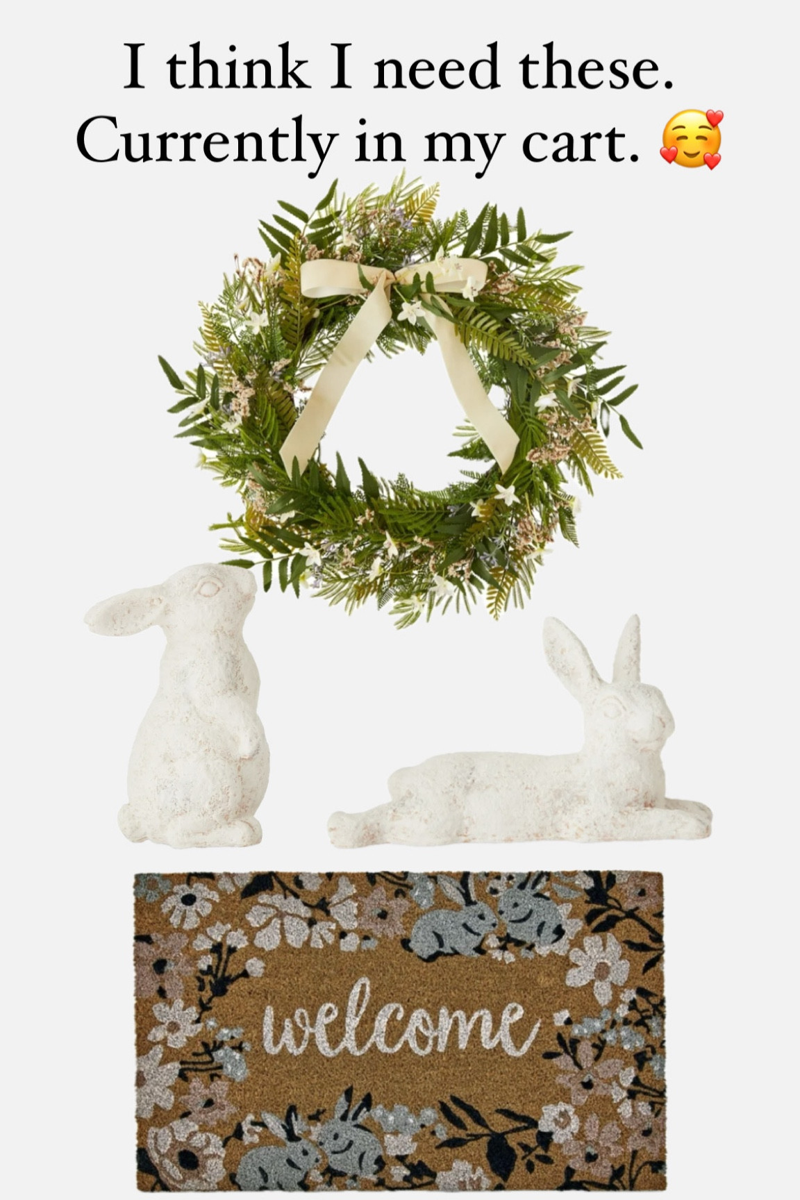 Spring is coming! Love these for Springtime Easter decor. Love My Texas House from Walmart! 
#mytexashouse #springdecor #easterdecor #walmartspringtime #springwreath #doormat #springdoormat 

#LTKHome #LTKFindsUnder50 #LTKSeasonal