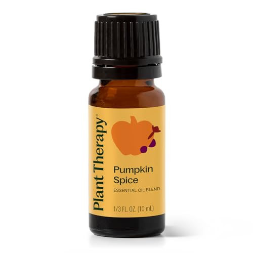 Plant Therapy Pumpkin Spice Fall Essential Oil Blend 10 mL (1/3 oz) Warm & Cozy Blend of Spices, Perfect Fall Scent, Mood-Boosting & Inviting | Amazon (US)
