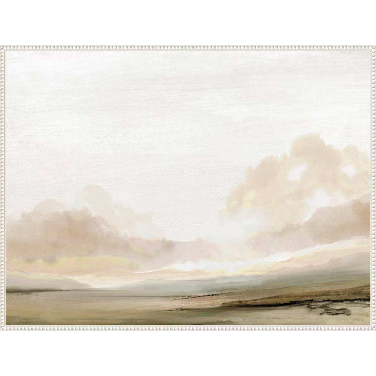 42"x32" Southern Landscape by Dan Hobday: Amanti Art Modern Wall Decor, Abstract Earth Tones | Target