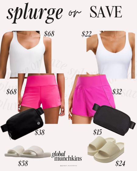 Splurge or Save workout outfit…Lululemon vs. Amazon.
This outfit has been Ella’s go to outfit while on vacation. So comfortable and cool for the warm weather 

#LTKtravel #LTKstyletip #LTKfit