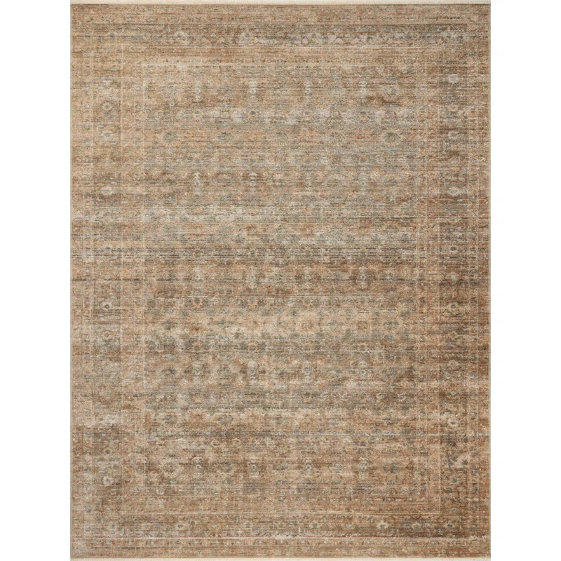 Amber Lewis x Loloi Molly Gold / Blue Area Rug - Wayfair Canada | Wayfair North America