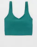 OFFLINE By Aerie Real Me Low Key Longline Sports Bra | Aerie