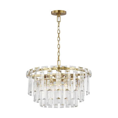 Arden 4 - Light Unique Tiered Chandelier by Chapman & Myers | Perigold