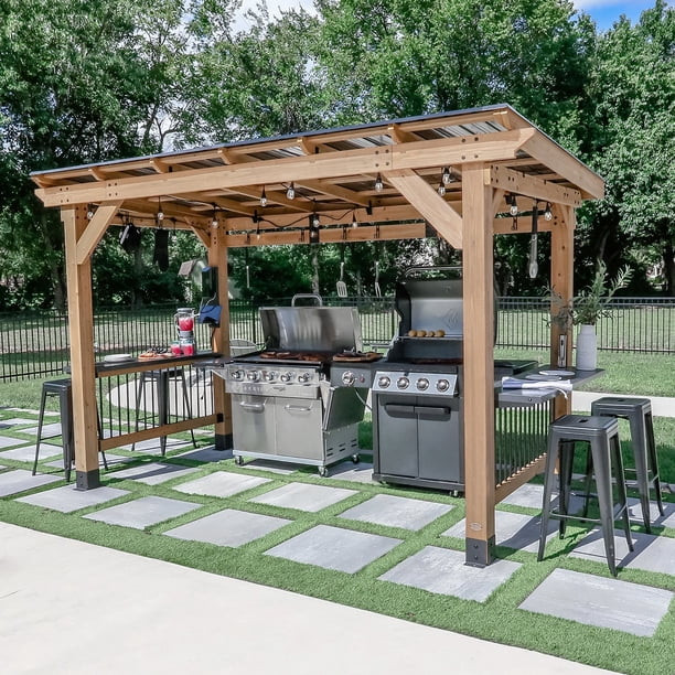 Backyard Discovery  Backyard Discovery 12' x 6' XL Grill Gazebo with PowerPort 4.8 stars out of 5... | Sam's Club