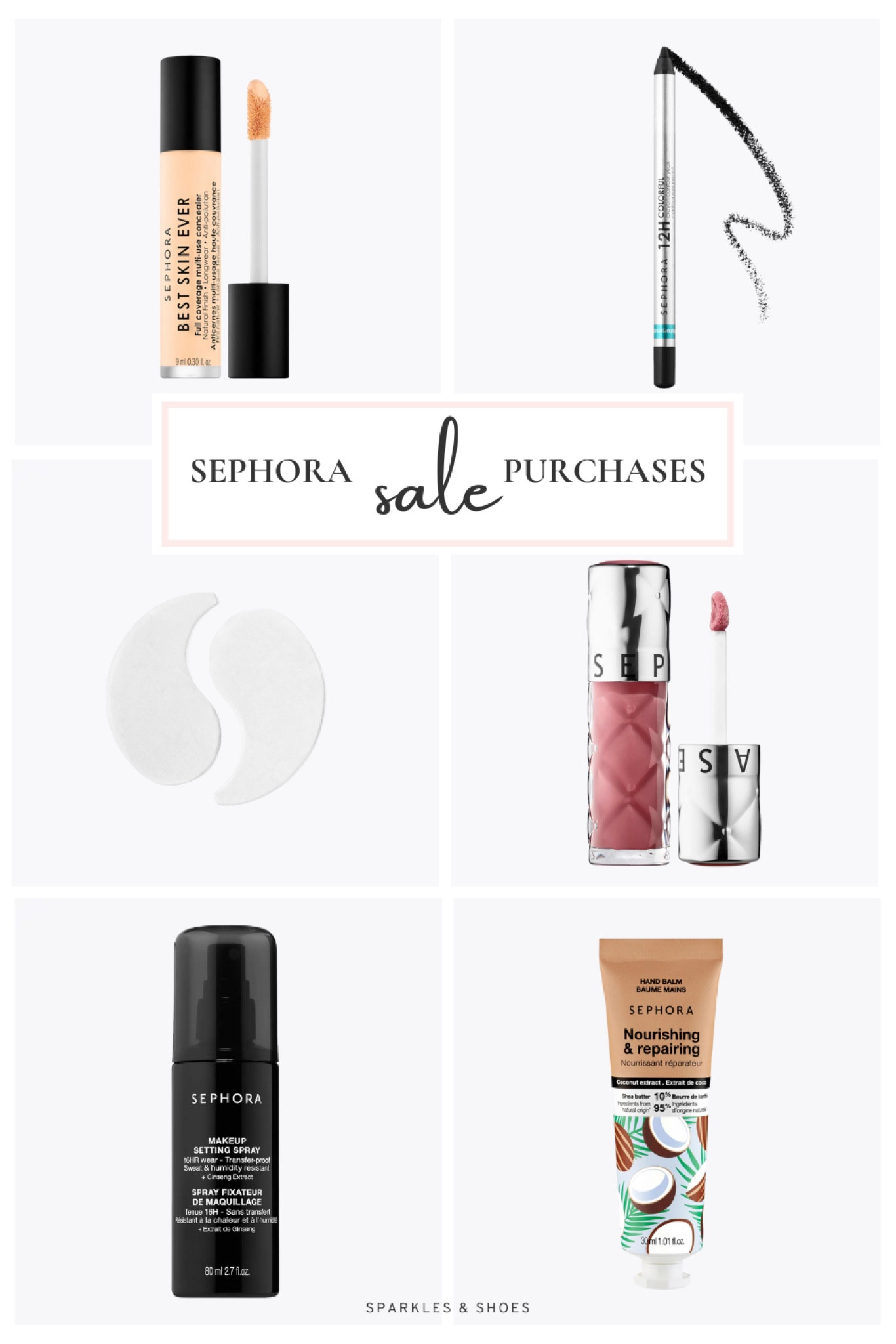 Shopping in store I bought half a dozen items from #Sephora during the Sephora Savings Event 2024, all of which were 30% off! 

1  |  Best Skin Ever Full Coverage Multi-Use Hydrating Concealer in 10N  2  |  12 Hour Contour Pencil Eyeliner in 01 Black Lace Sephora
3  |  Eye Mask Patches for Dark Circles + De-Puffing 4  | Outrageous Plump Hydrating Lip Gloss in 5 Plump It Up Red
5  |  All Day Makeup Setting Spray 6  | Hand Balm with Shea Butter
 


#LTKxSephora #LTKbeauty #LTKfindsunder50