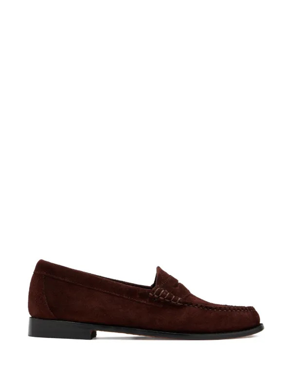 Weejuns suede stitch loafers | Farfetch Global