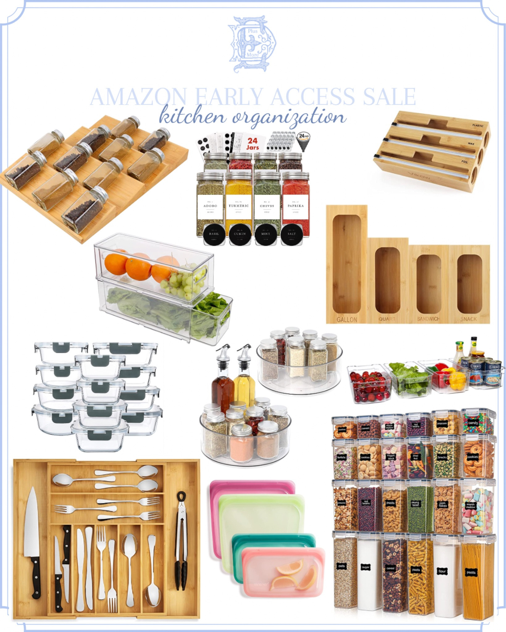 Amazon early access sale: kitchen organization 

#LTKunder50 #LTKhome #LTKsalealert