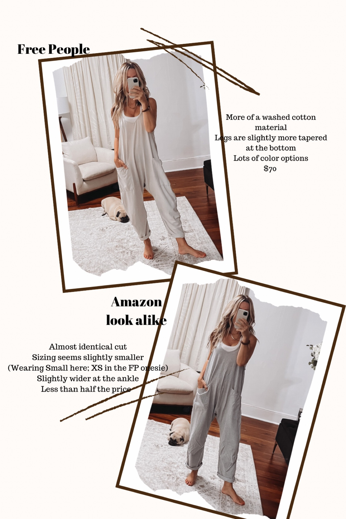 FP hotshot onesie vs the $30 Amazon version


#LTKstyletip #LTKunder50 #LTKunder100