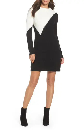 Women's Vince Camuto Colorblock Sweater Dress | Nordstrom