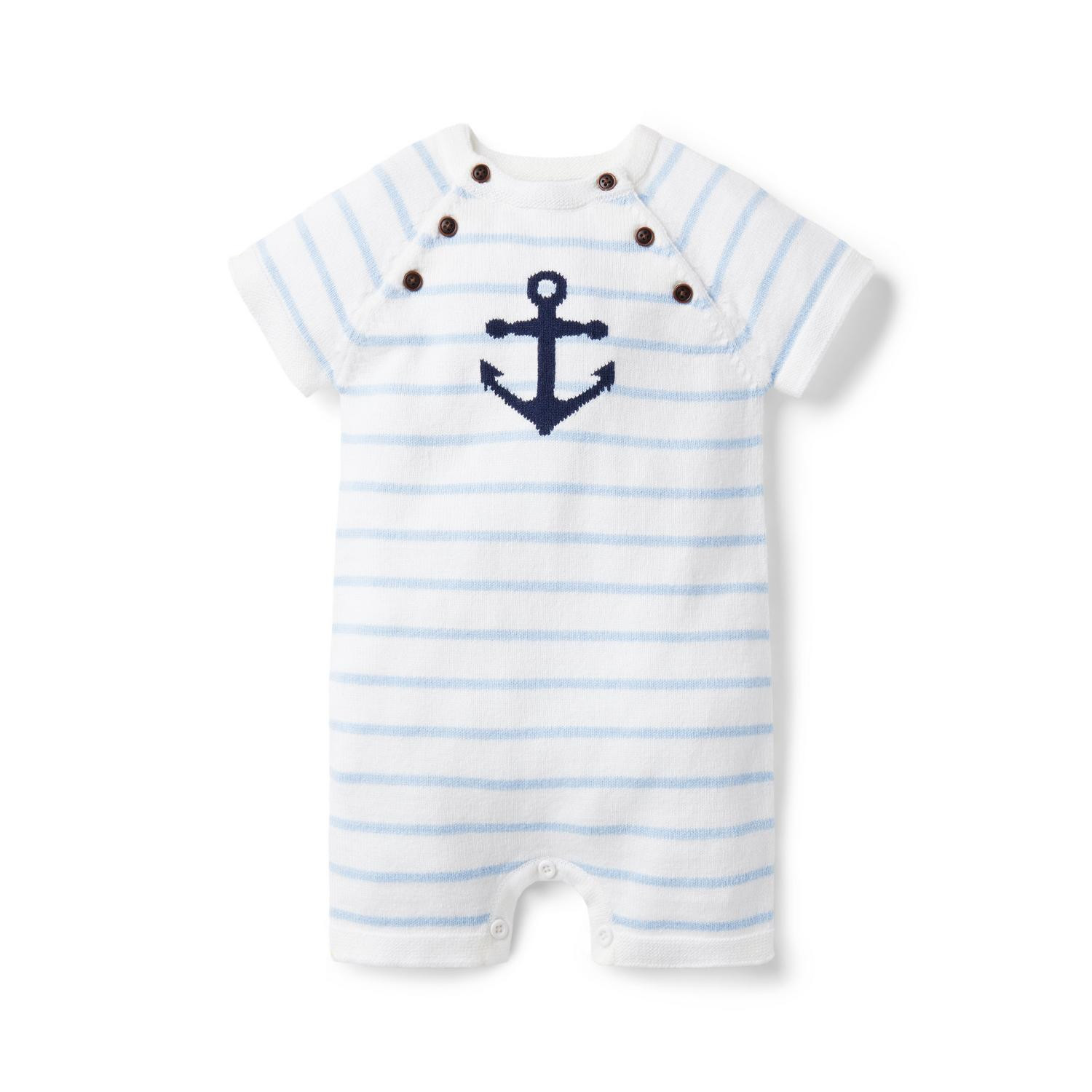 Baby Anchor Sweater Romper | Janie and Jack