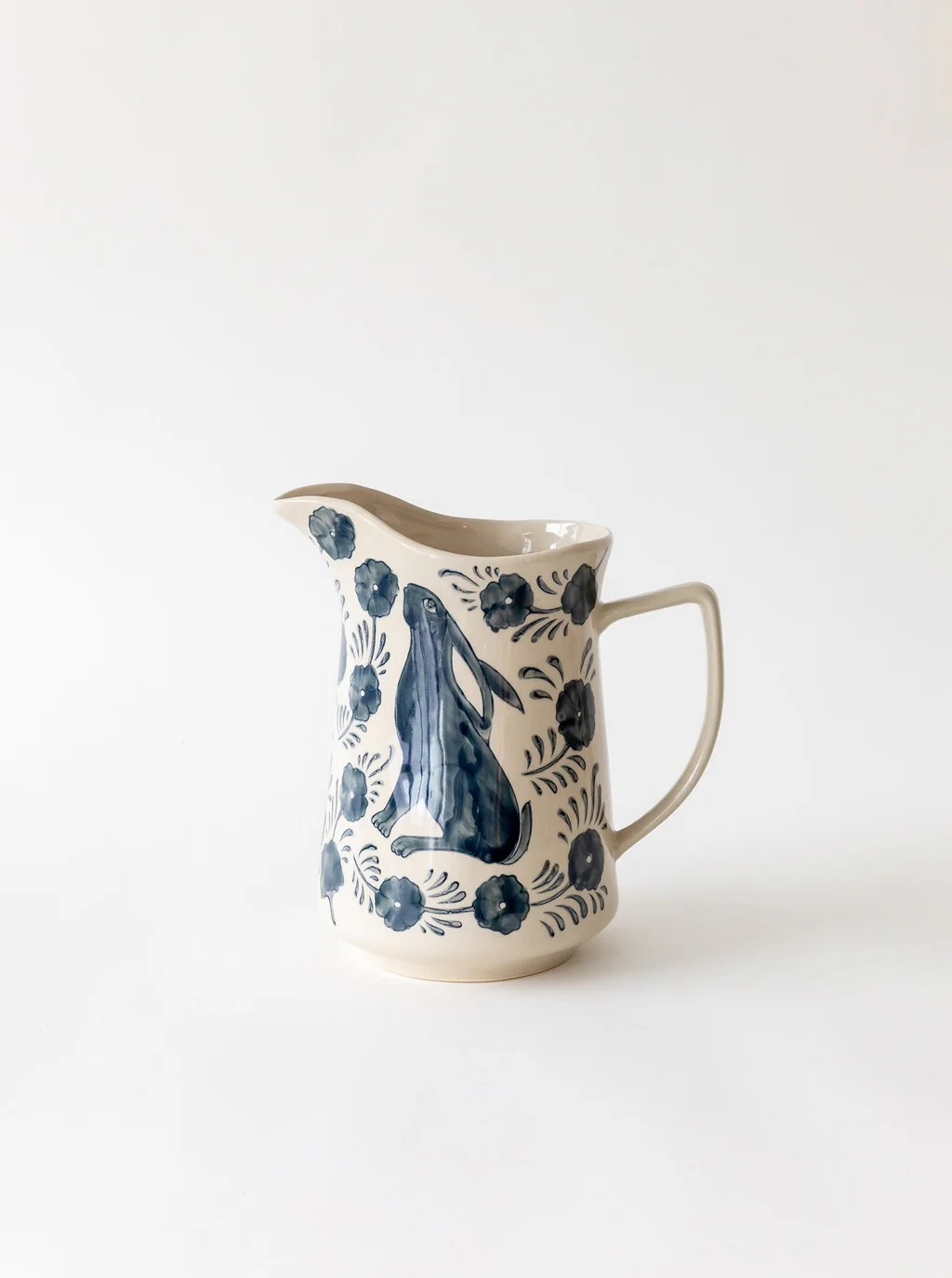 Floral Bunny Pitcher | House of Jade Home