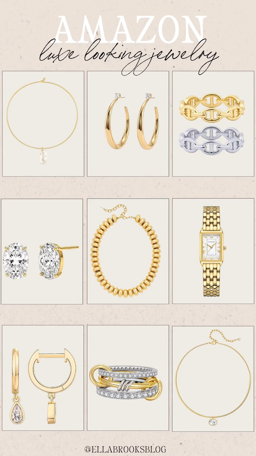 Amazon luxe looking jewelry

Amazon accessories, gold jewelry, choker necklace, stud earrings, statement jewelry, Huggie earrings

#LTKSeasonal #LTKootd