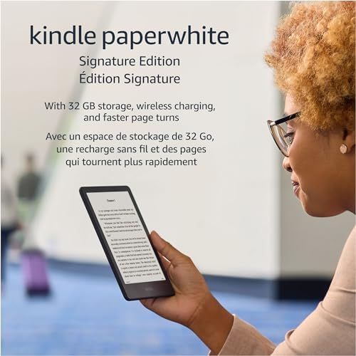Amazon Kindle Paperwhite Signature Edition (32 GB) – With auto-adjusting front light, wireless ... | Amazon (CA)