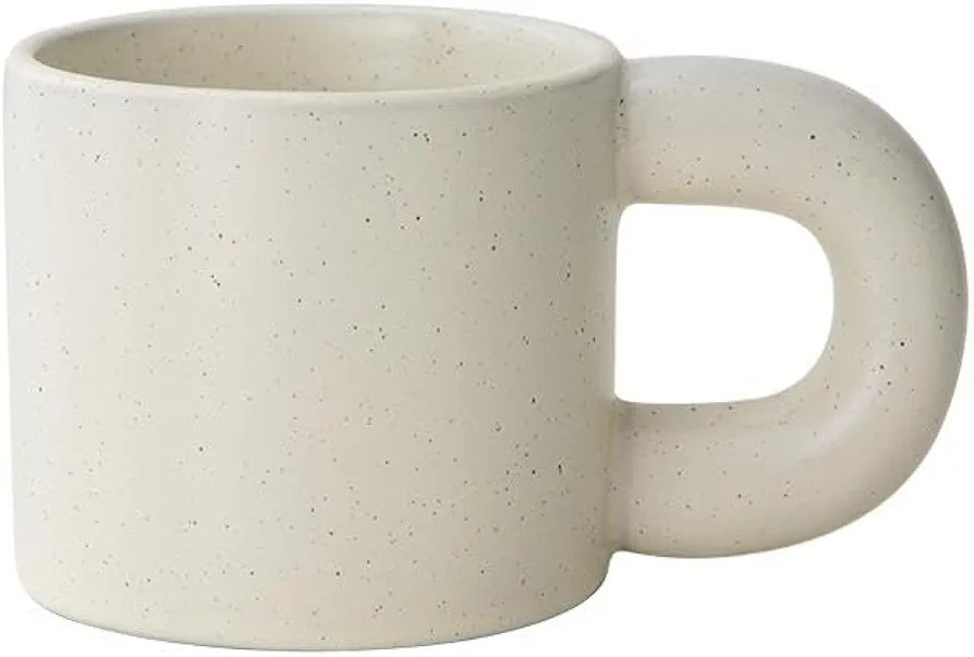 Refeels Chubby Tea Coffee Mug 300ml 10oz Round Handle Unique (Vanilla Speckle) | Amazon (CA)