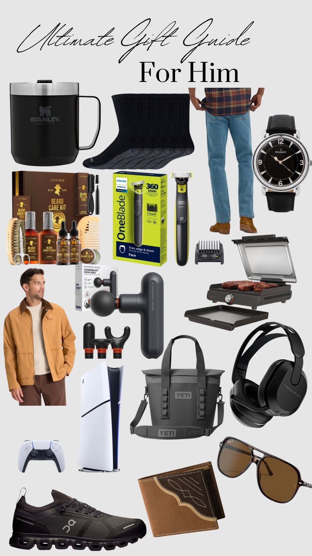 The Ultimate Gift Guide for Him 
#giftguide #giftsforhim #christmas #holidaygifts

#LTKMens #LTKGiftGuide #LTKHoliday