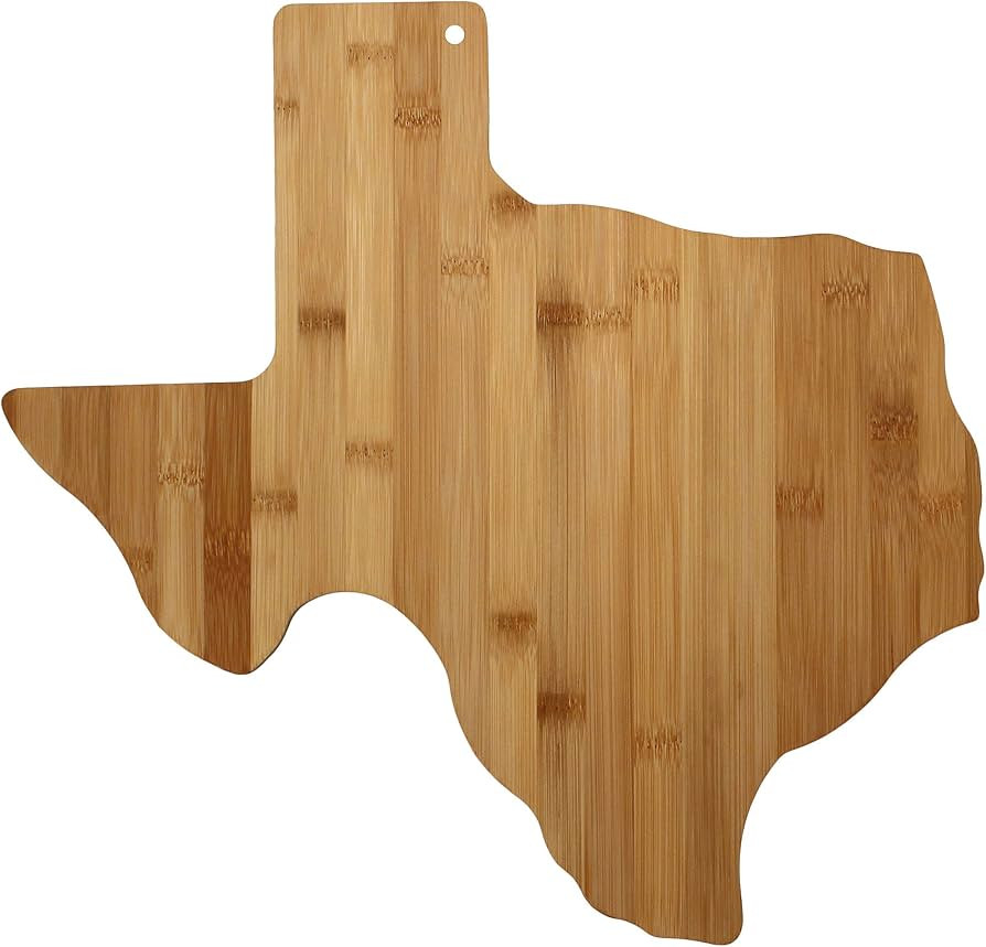 Totally Bamboo Texas State Shaped Bamboo Serving & Cutting Board | Amazon (US)