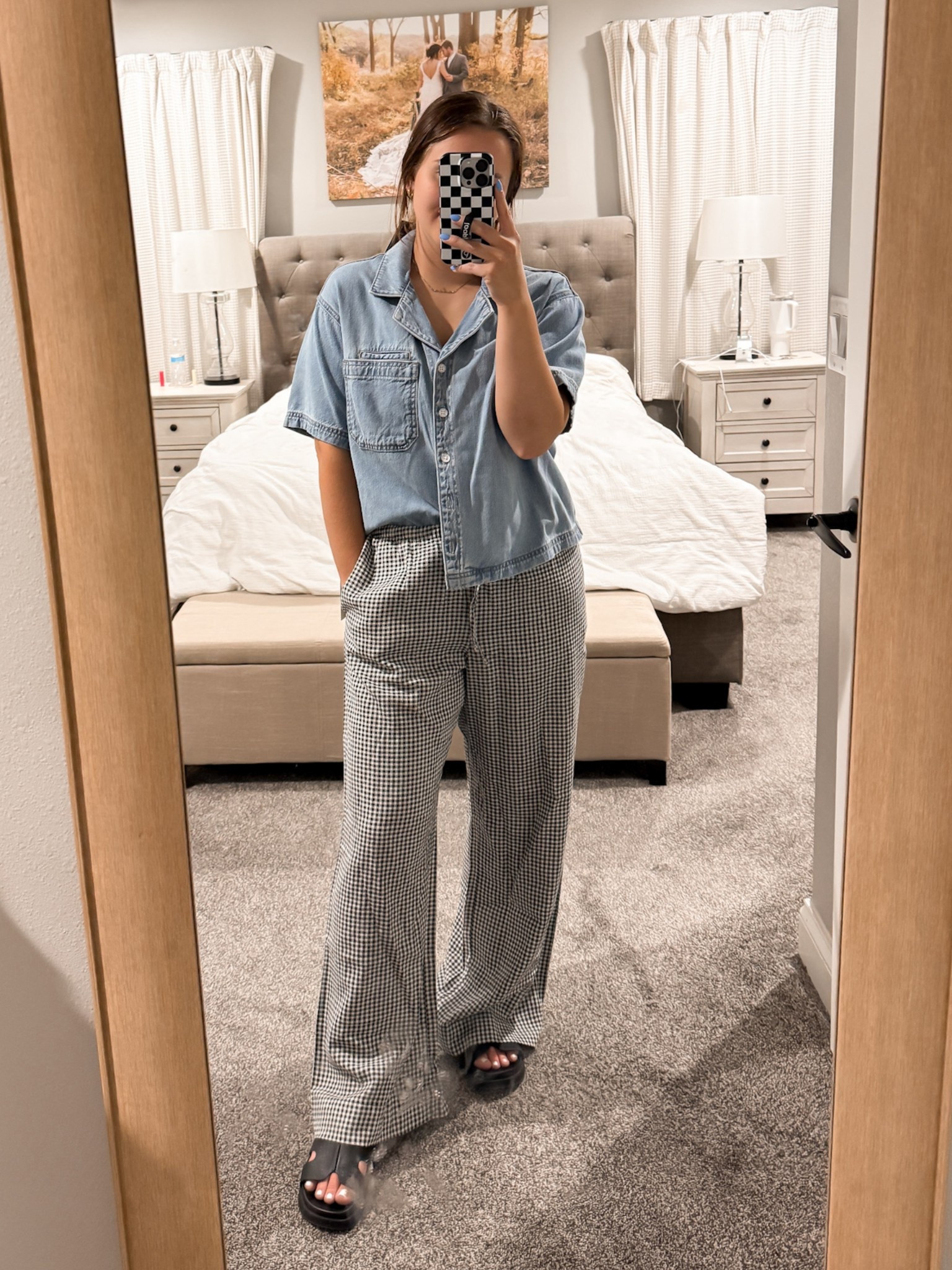 These gingham pants from target come in short length and are so comfy 🙌🏼🙌🏼🙌🏼

#LTKFindsUnder50 #LTKStyleTip