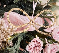 LoveShackFancy Gold Bow Ornament | Pottery Barn (US)