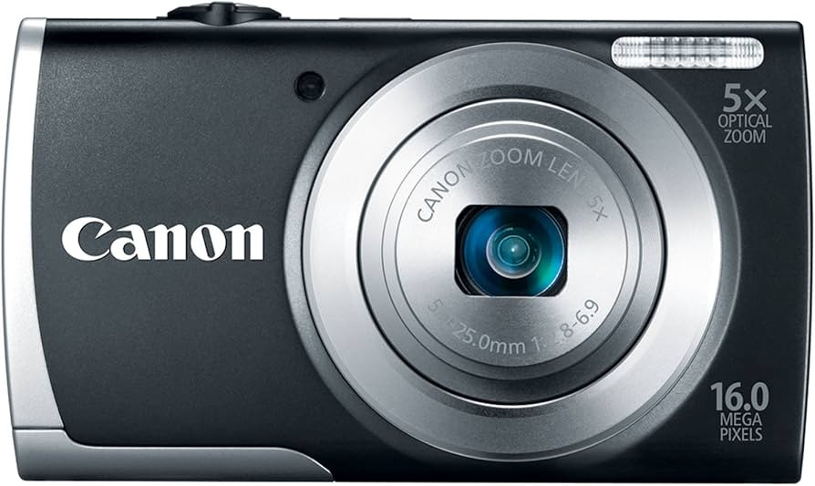 Canon PowerShot A2500 16.0 MP Digital Camera with 5X Optical Zoom and 720p HD Video Recording (Bl... | Amazon (US)