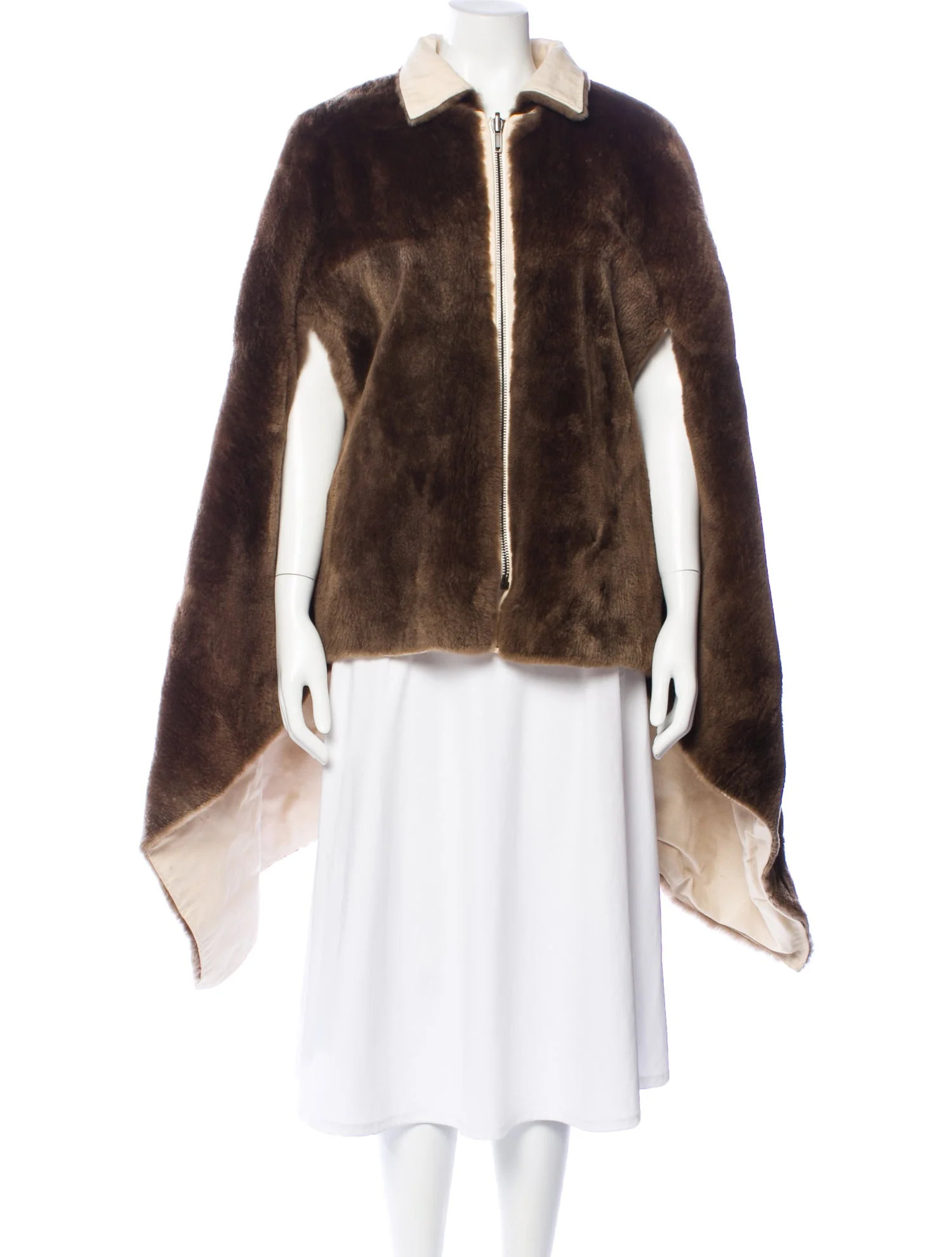 Vintage - Unbranded Mink Colorblock Pattern Fur Coat - Brown Coats, Clothing - WVNTG65131 | The R... | The RealReal