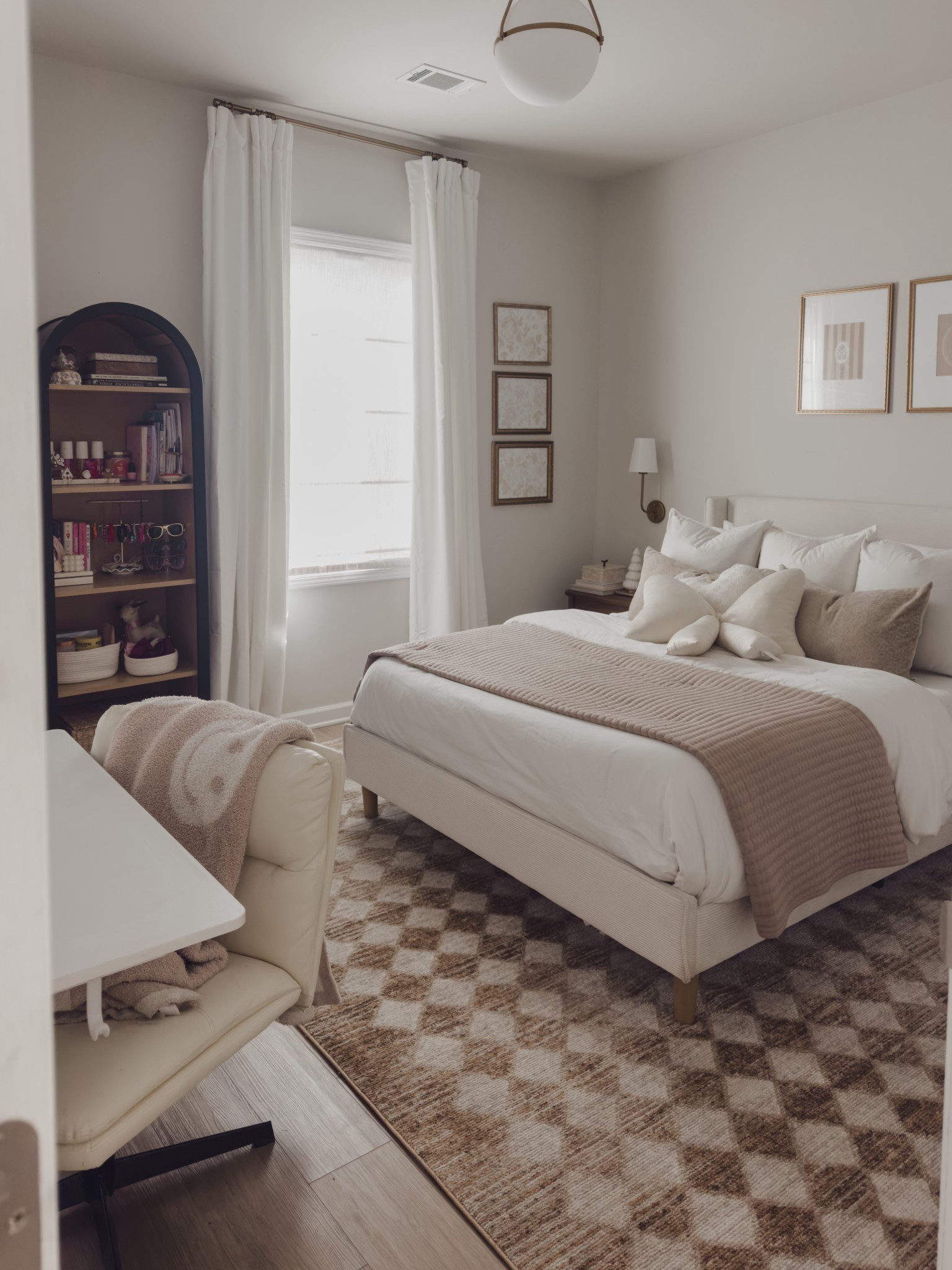 Making progress in my teen daughters room. We swapped her rug for something that’s easier to keep clean and it adds so much needed warmth in the space.

Her upholstered bed is currently on sale — under $250 and it comes in fun colors! 

Teen girl, girls bedroom, room inspo, rugs in my home, livabliss, style inspo, shop the look!

#LTKSaleAlert #LTKHome #LTKCyberWeek