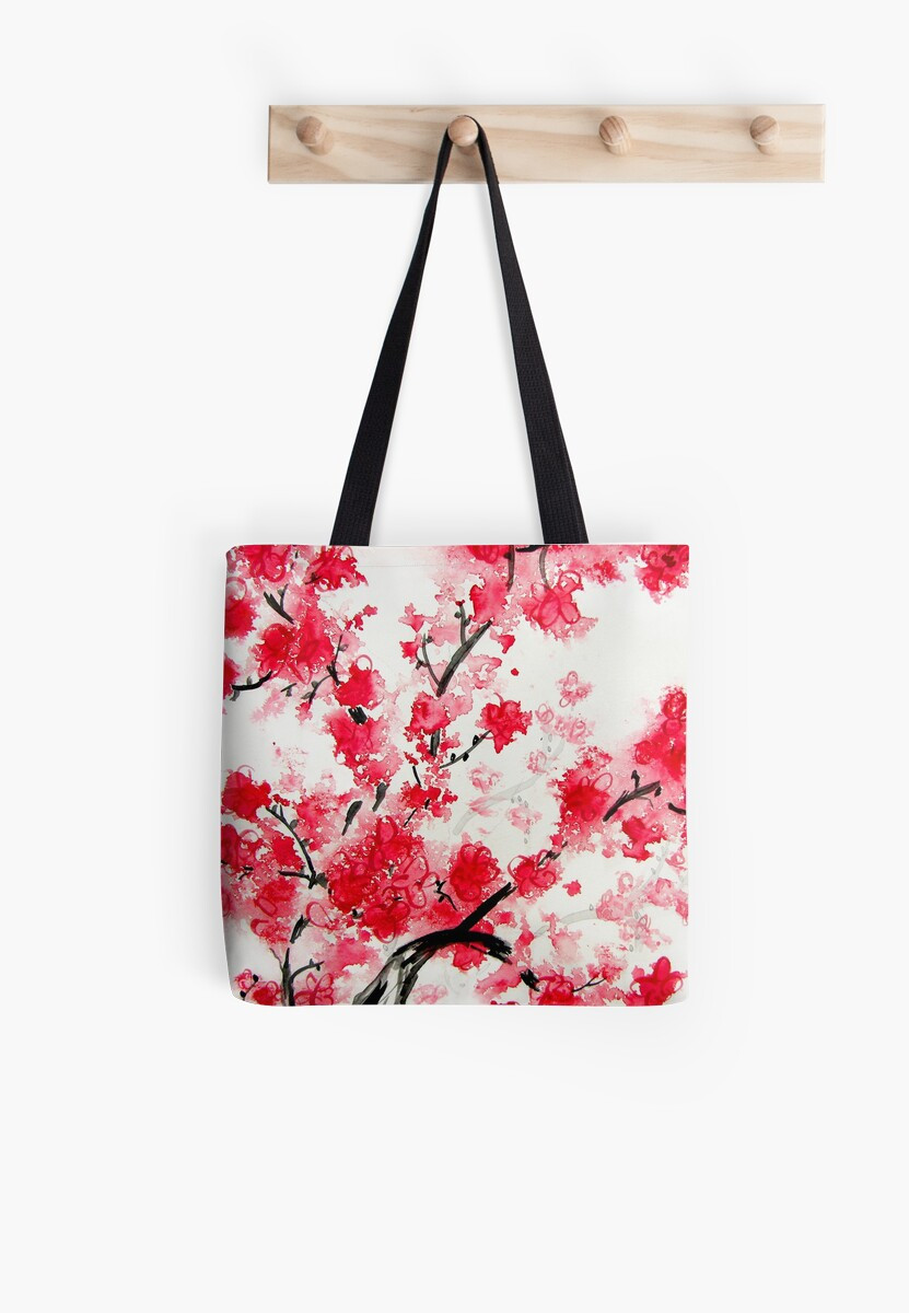 Cherry Blossoms Tote Bag | RedBubble US