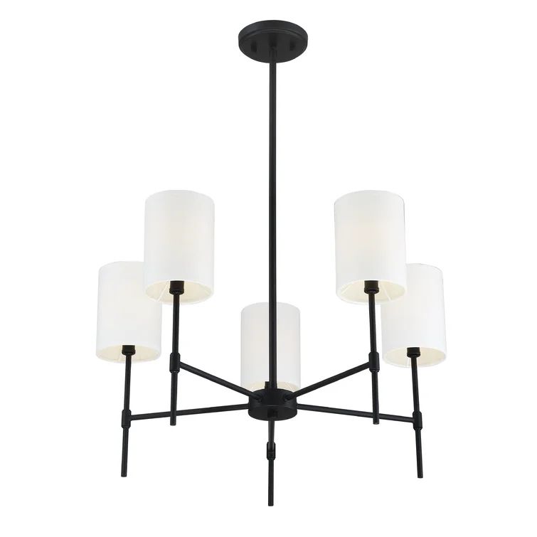 Elijah 5 - Light Shaded Classic Chandelier | Wayfair Professional