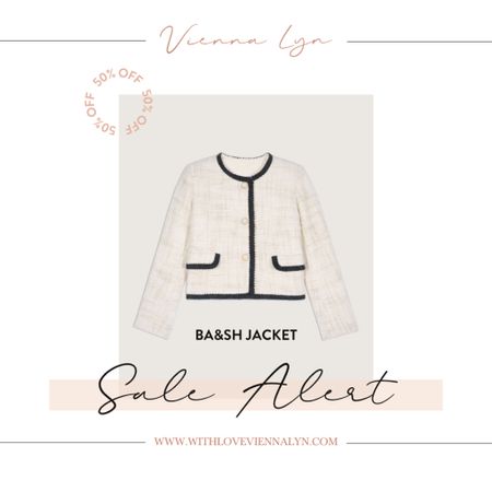 My Chanel-inspired Bash jacket is on sale. Perfect for formal and casual outfits. 

#LTKSpringSale #LTKsalealert #LTKMostLoved