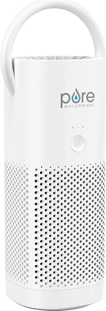Pure Enrichment® PureZone™ Mini Portable Air Purifier - Cordless True HEPA Filter Cleans Air &... | Amazon (US)
